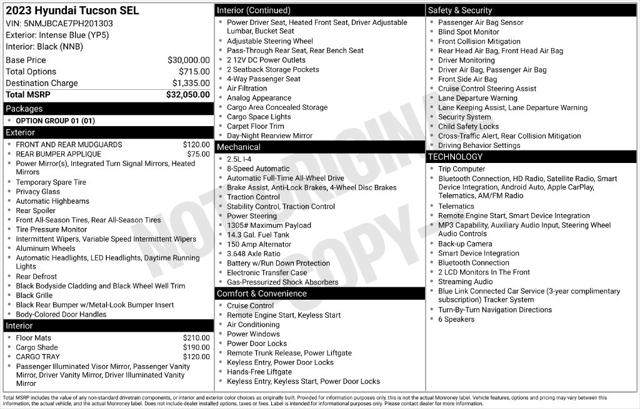 2023 Hyundai Tucson SEL