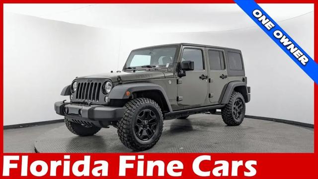 2016 Jeep Wrangler Unlimited Willys Wheeler for sale in Margate, FL
