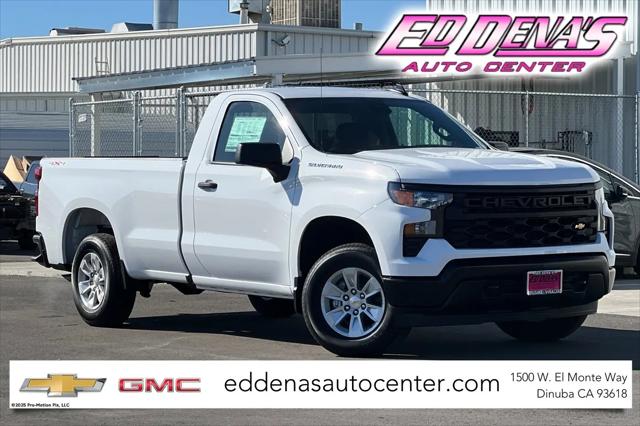 2025 Chevrolet Silverado 1500 4WD Regular Cab Long Bed WT for sale in Dinuba, CA