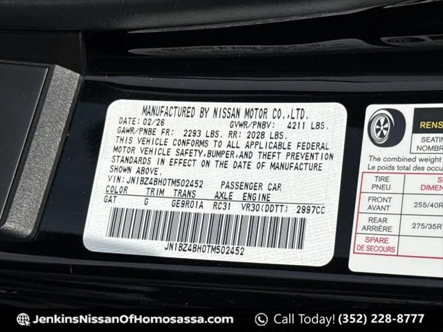 New 2026 Nissan Z Performance for sale in Homosassa, FL