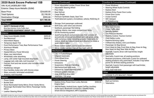 2020 Buick Encore FWD Preferred for sale in Naperville, IL