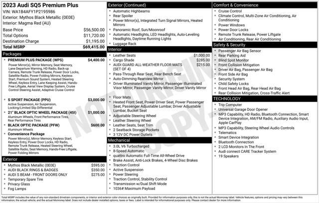 2023 Audi SQ5 Premium Plus for sale in Schaumburg, IL