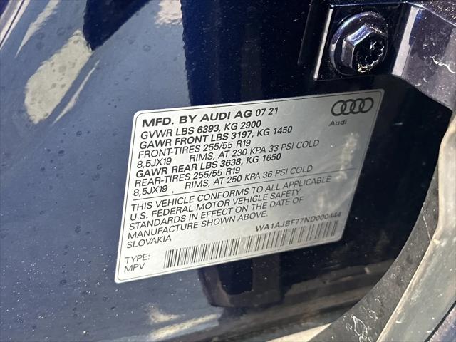 2022 Audi Q7 Premium 45 TFSI quattro Tiptronic