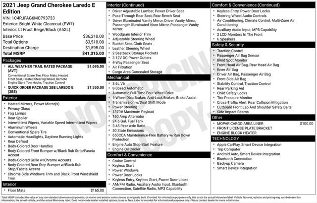 2021 Jeep Grand Cherokee Laredo E 4x4 for sale in Clinton Township, MI