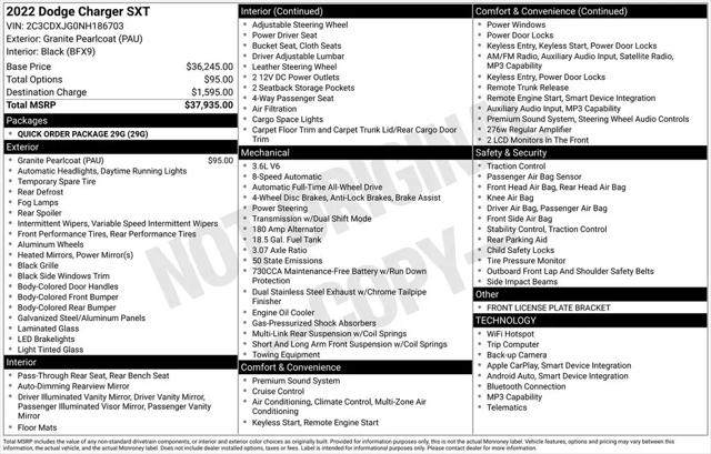 2022 Dodge Charger SXT AWD for sale in Clinton Township, MI