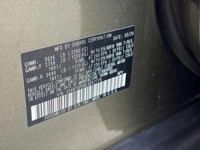 2020 Subaru Outback Touring XT