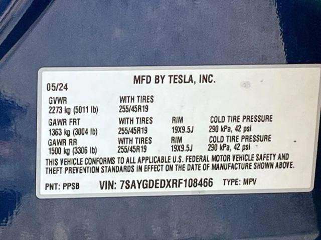 2024 Tesla Model Y Long Range Single Motor Rear-Wheel Drive