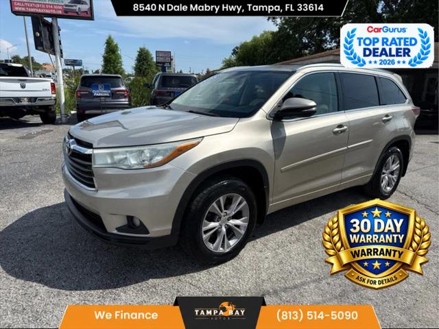 2015 Toyota Highlander XLE V6 for sale in Tampa, FL