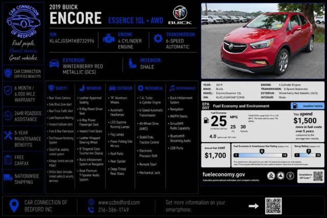 2019 Buick Encore AWD Essence for sale in Bedford, OH