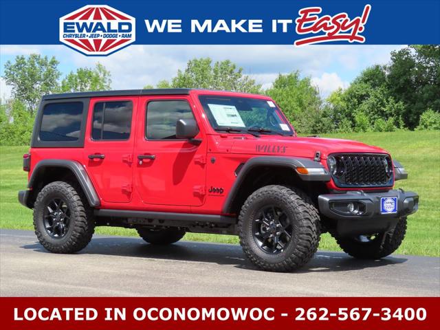 2026 Jeep Wrangler 4-Door Willys 4x4 for sale in Delafield, WI