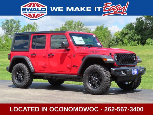 2026 Jeep Wrangler 4-Door Willys 4x4 for sale in Delafield, WI