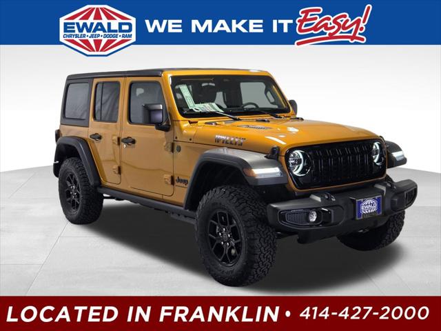2026 Jeep Wrangler 4-Door Willys 4x4 for sale in Delafield, WI