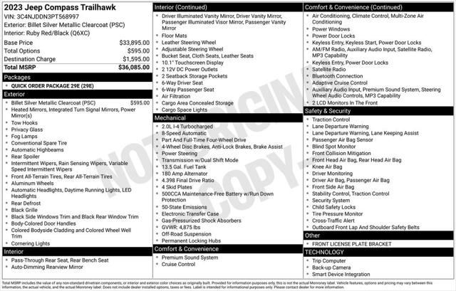 2023 Jeep Compass Trailhawk 4x4