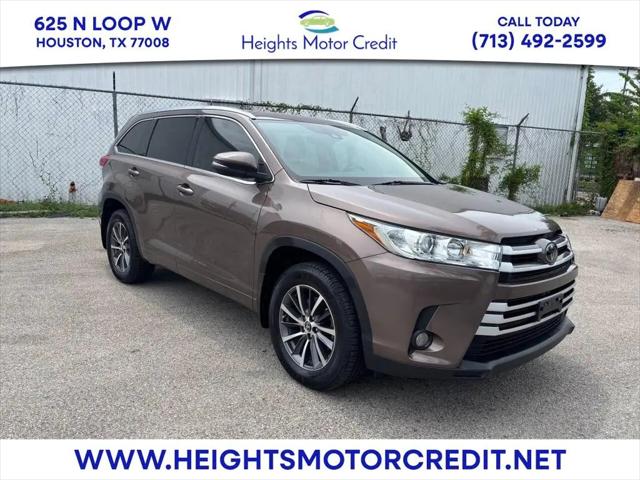 2018 Toyota Highlander XLE for sale in Houston, TX