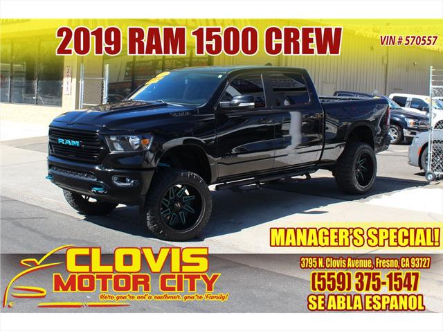 2019 Ram 1500 Big Horn/Lone Star Crew Cab 4x4 6'4" Box for sale in Fresno, CA