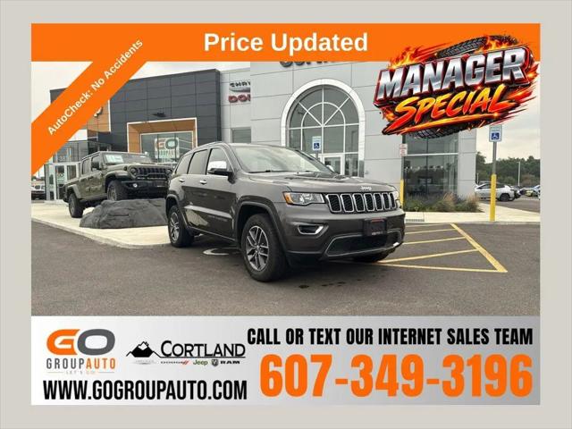 2018 Jeep Grand Cherokee Limited 4x4 for sale in Cortland, NY