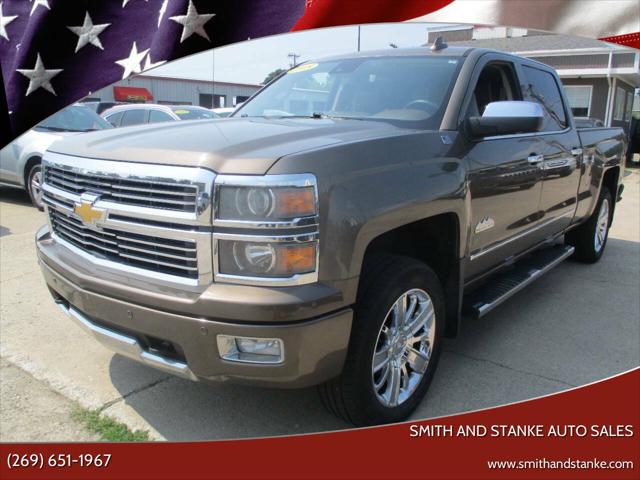 2015 Chevrolet Silverado 1500 High Country 4x4 4dr Crew Cab 5.8 ft. SB for sale in Sturgis, MI