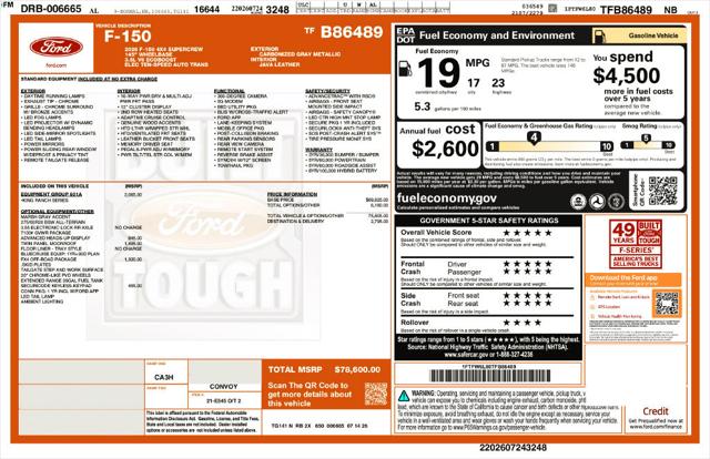 New 2026 Ford F-150 King Ranch For Sale in Muscle Shoals, AL