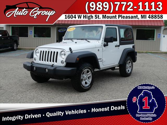 2018 Jeep Wrangler JK Sport for sale in Mt Pleasant, MI
