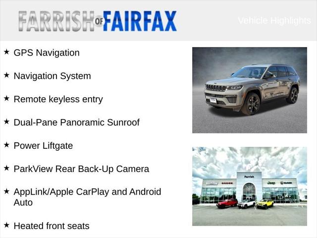 2027 Jeep Grand Cherokee GRAND CHEROKEE LIMITED 4X4 2027 Jeep Grand Cherokee GRAND CHEROKEE LIMITED 4X4