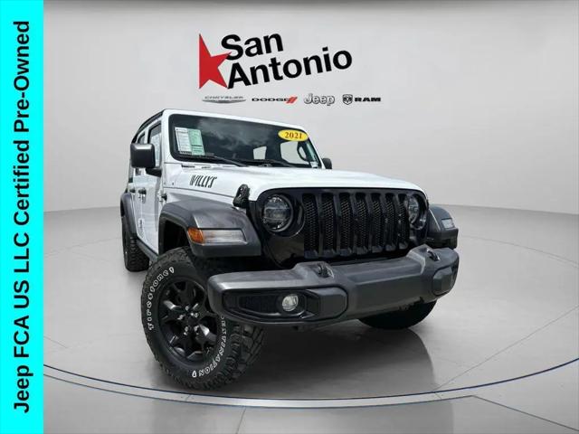 2021 Jeep Wrangler Willys 4x4 for sale in San Antonio, TX