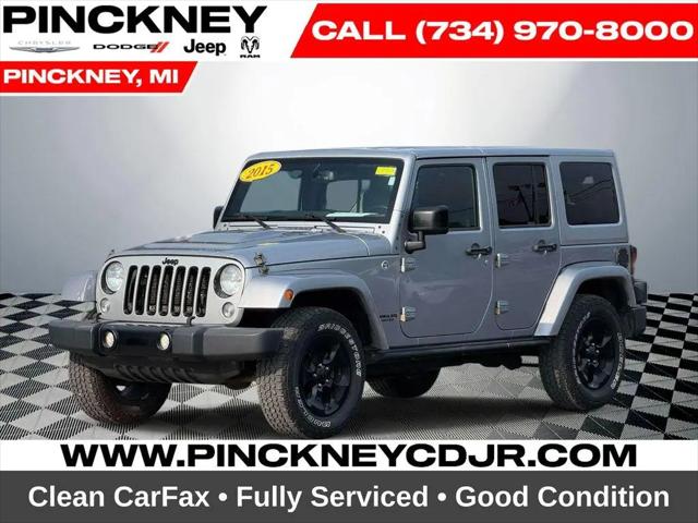 2015 Jeep Wrangler Unlimited Sahara for sale in Pinckney, MI