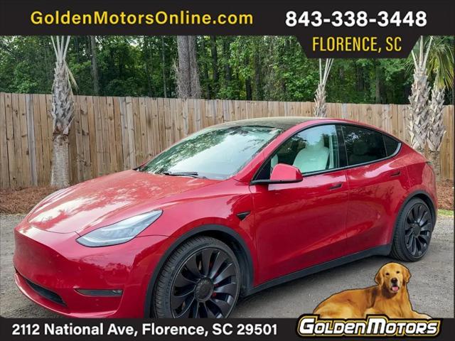 2021 Tesla Model Y Performance Dual Motor All-Wheel Drive for sale in Florence, SC