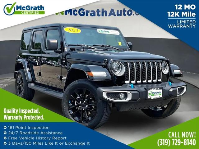 2023 Jeep Wrangler 4xe Sahara 4x4 for sale in Dubuque, IA
