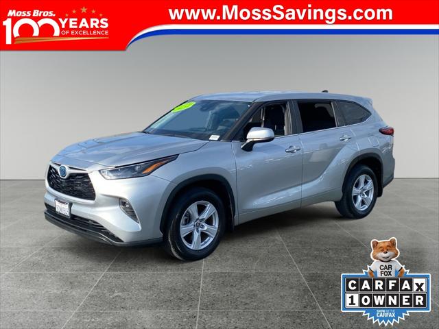 2023 Toyota Highlander Hybrid LE for sale in Moreno Valley, CA