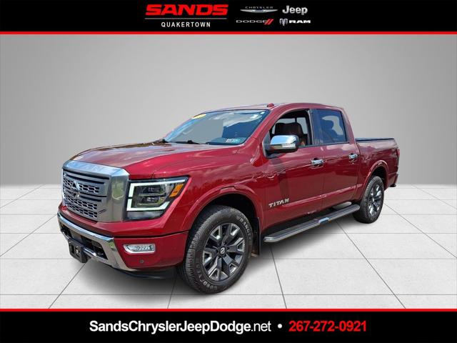 2021 Nissan Titan Crew Cab Platinum Reserve 4x4 for sale in Quakertown, PA