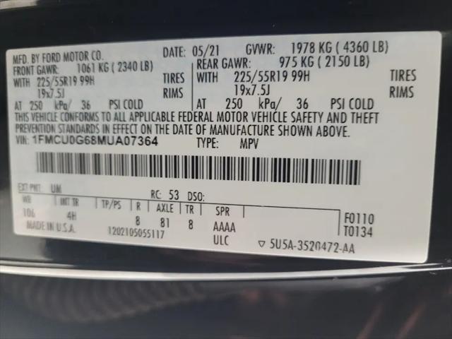2021 Ford Escape SE