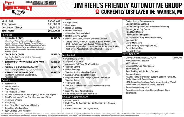 2024 Dodge Charger Daytona Scat Pack AWD for sale in Warren, MI