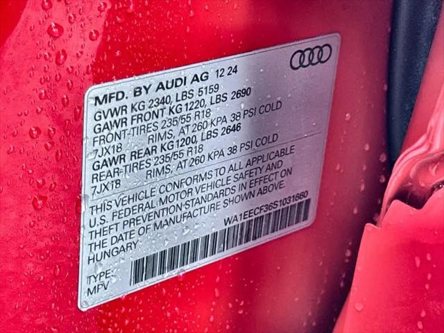 2025 Audi Q3 Premium 45 TFSI S line quattro Tiptronic