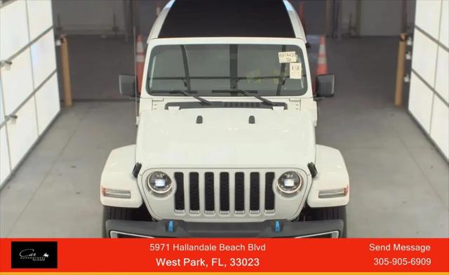 2023 Jeep Wrangler 4xe Sahara 4x4 for sale in West Park, FL