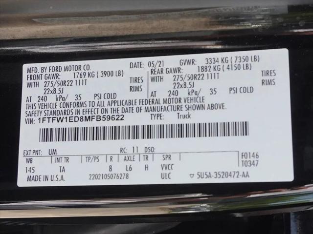 2021 Ford F-150 Limited