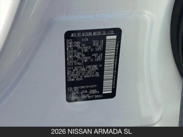 2026 Nissan Armada SL