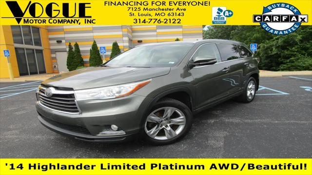 2014 Toyota Highlander Limited Platinum V6 for sale in St. Louis, MO