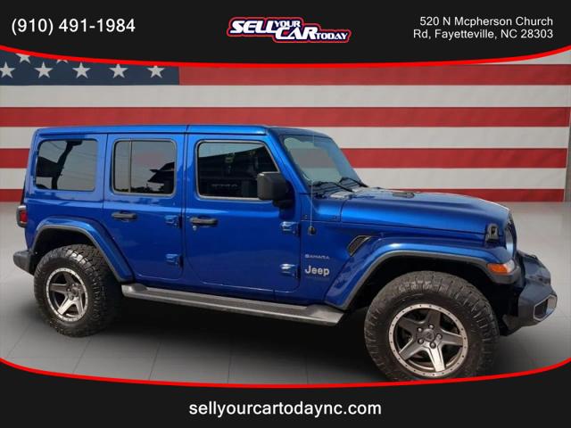 2018 Jeep Wrangler Unlimited Sahara 4x4 for sale in Fayetteville, NC