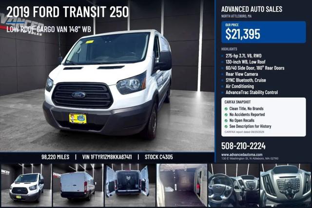 2019 Ford Transit w/60/40 Side Door w/RWB for sale in North Attleboro, MA