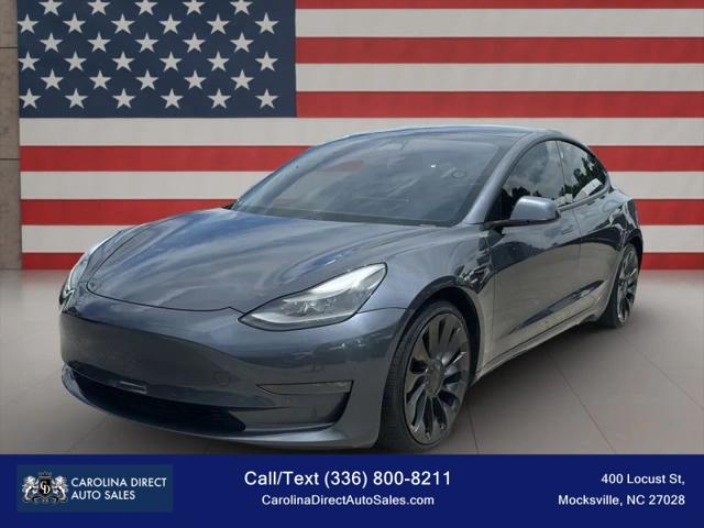 2021 Tesla Model 3 Performance Dual Motor All-Wheel Drive for sale in Mocksville, NC