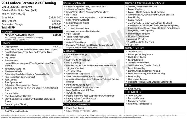 2014 Subaru Forester 2.0XT Touring