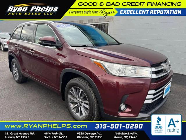 2017 Toyota Highlander XLE for sale in Phoenix, NY