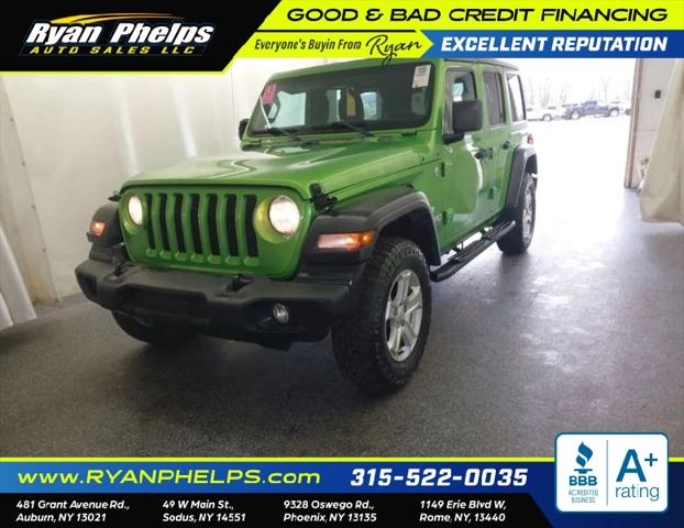 2018 Jeep Wrangler Unlimited Sport S 4x4 for sale in Auburn, NY