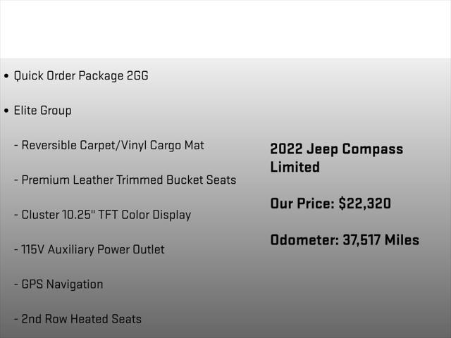 2022 Jeep Compass Limited 4x4