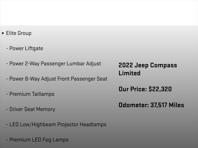 2022 Jeep Compass Limited 4x4
