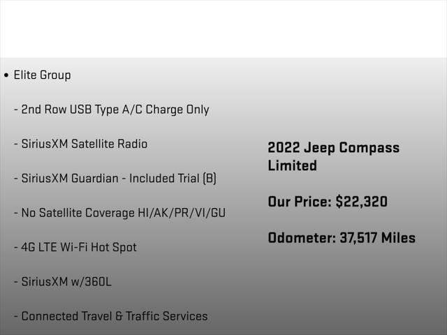 2022 Jeep Compass Limited 4x4
