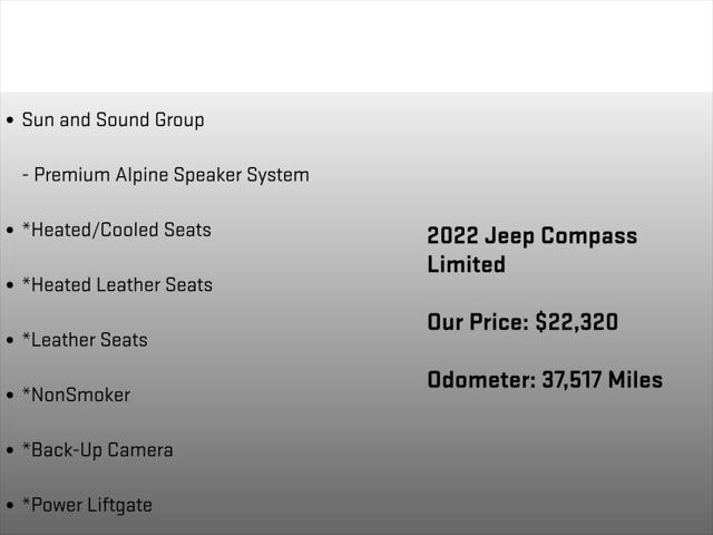 2022 Jeep Compass Limited 4x4