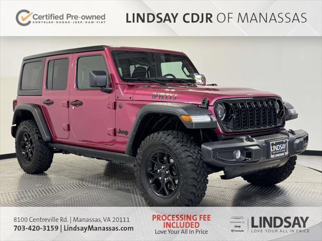 2024 Jeep Wrangler 4-Door Willys 4x4