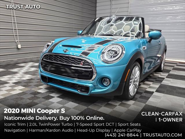 2020 MINI Cooper S Soft-Top Convertible w/Iconic Trim for sale in Sykesville, MD