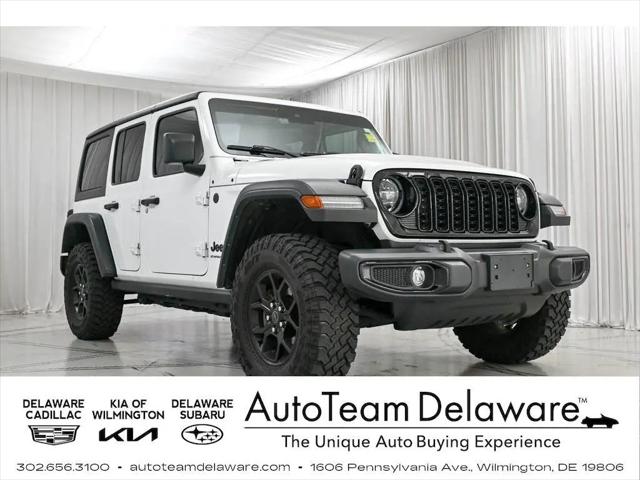 2024 Jeep Wrangler 4-Door Willys 4x4 for sale in Wilmington, DE
